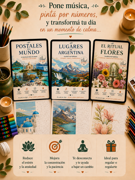 El Ritual del Color - La Experiencia Premium para colorear por números + 3 Bonos Exclusivos